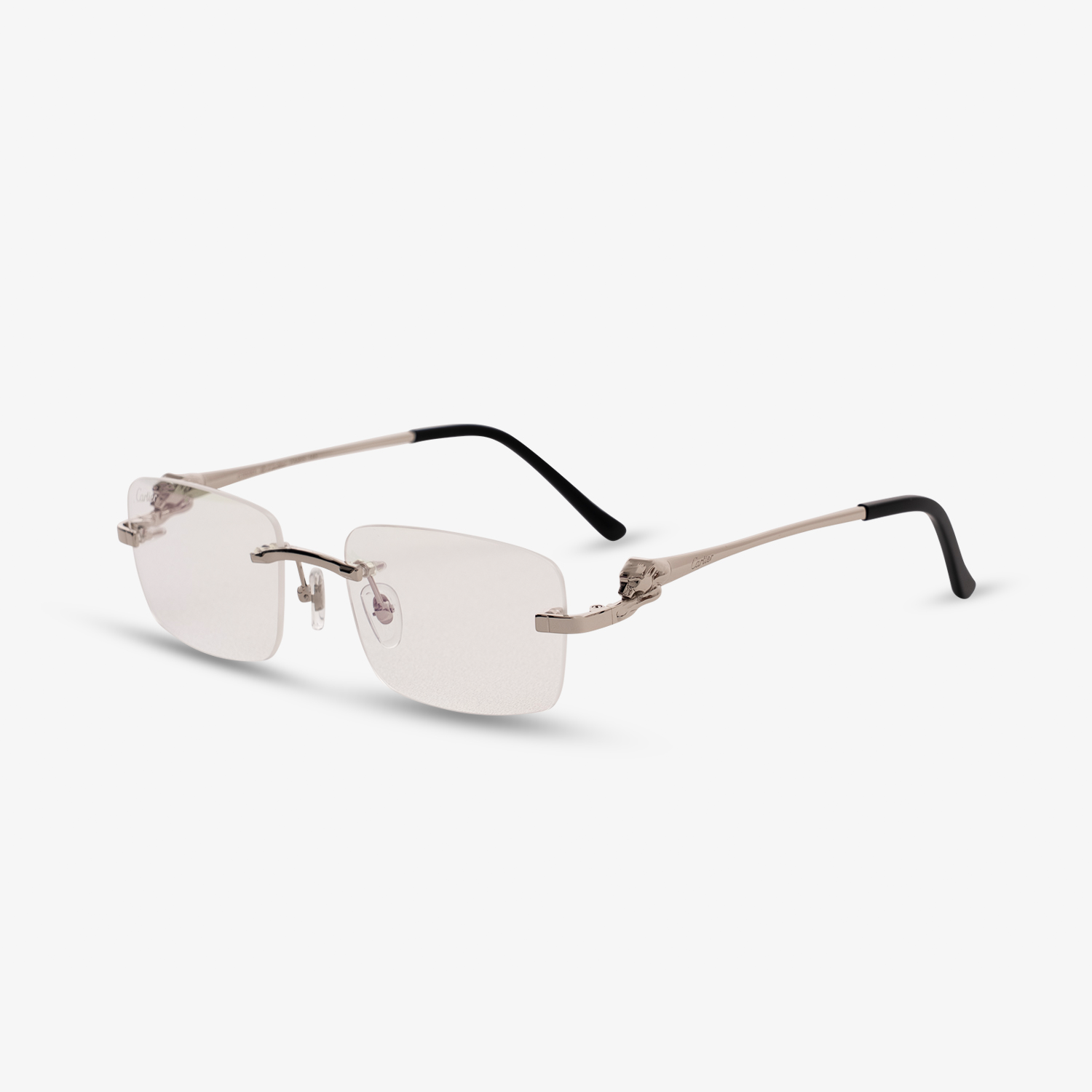 Cartier Panthere frame Clear Lens Glasses