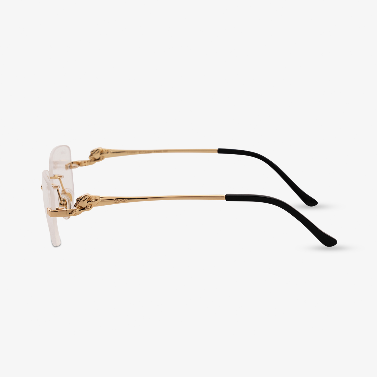 Cartier Panthere frame Clear Lens Glasses