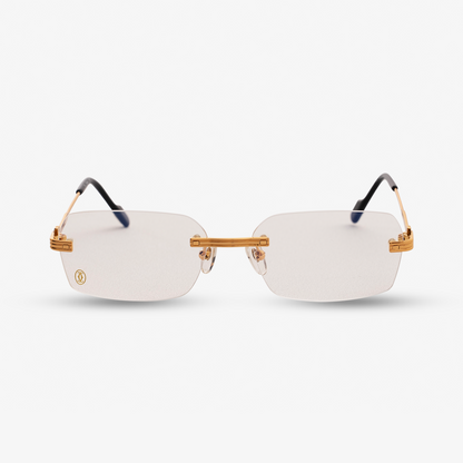 Cartier C frame Clear Lens Glasses