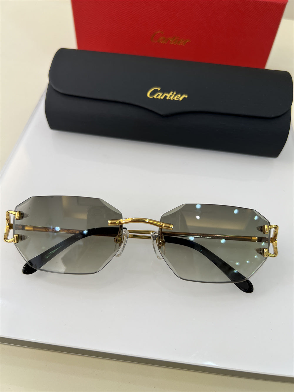 Cartier Square Glasses Square Frame Sunglasses LUXXFRAMES FramesLuxx