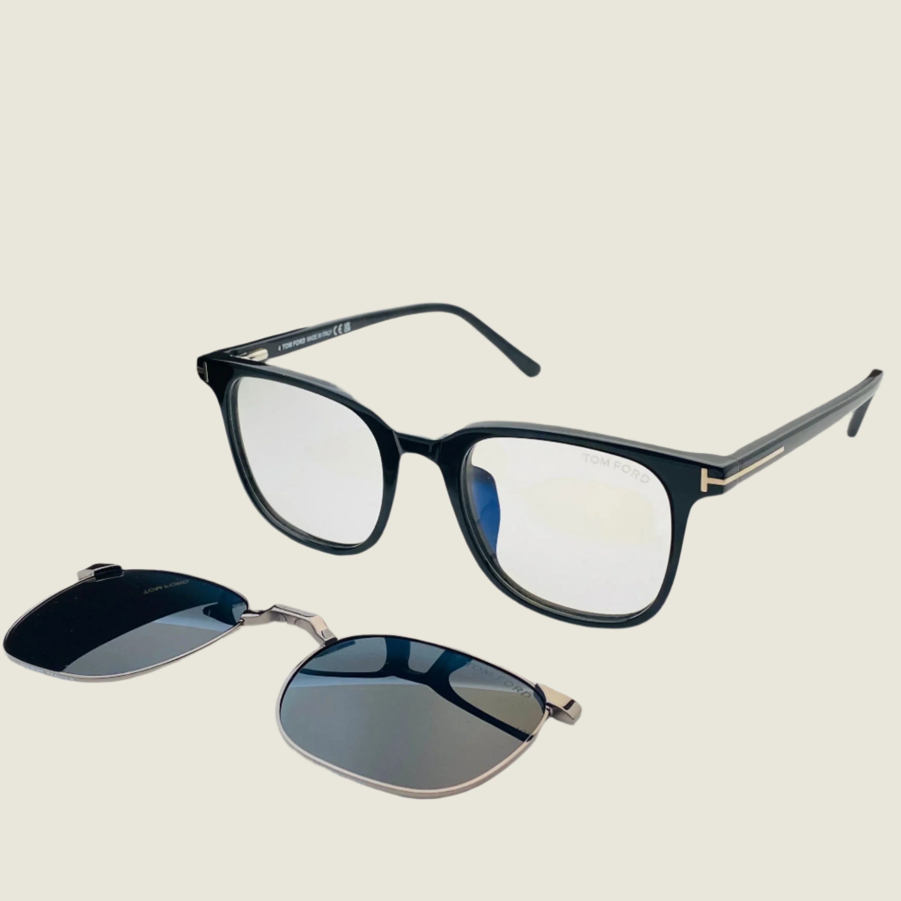 Tom Ford TF5916-B Blue Control With Magnetic Clip On
