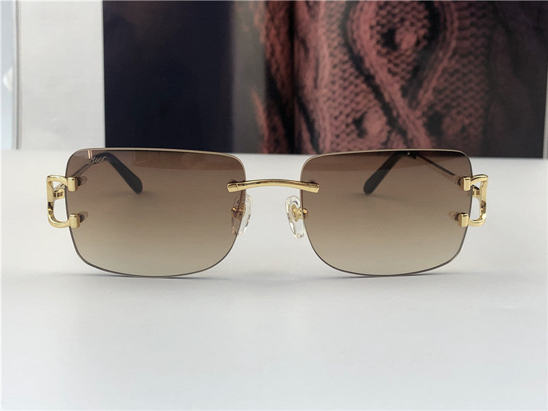 Cartier Rectangle Frame CT0104S Sunglasses