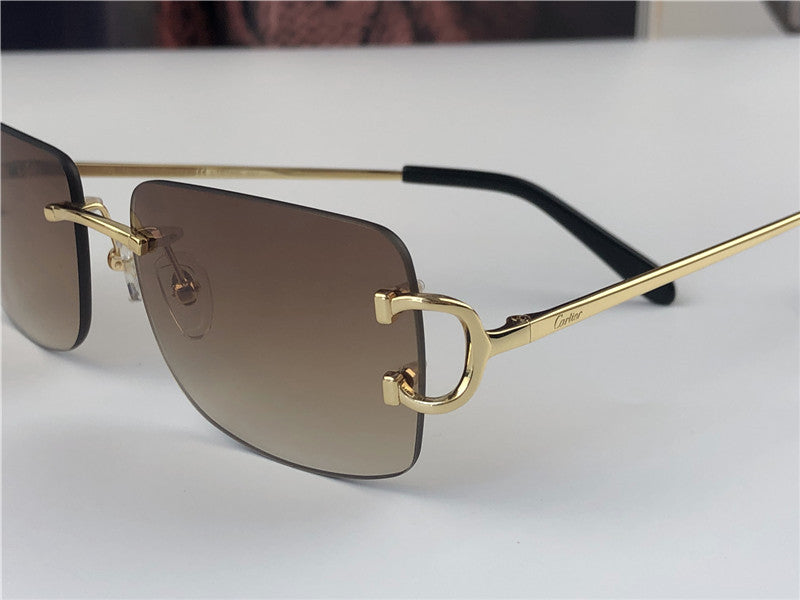 Cartier Rectangle Frame CT0104S Sunglasses