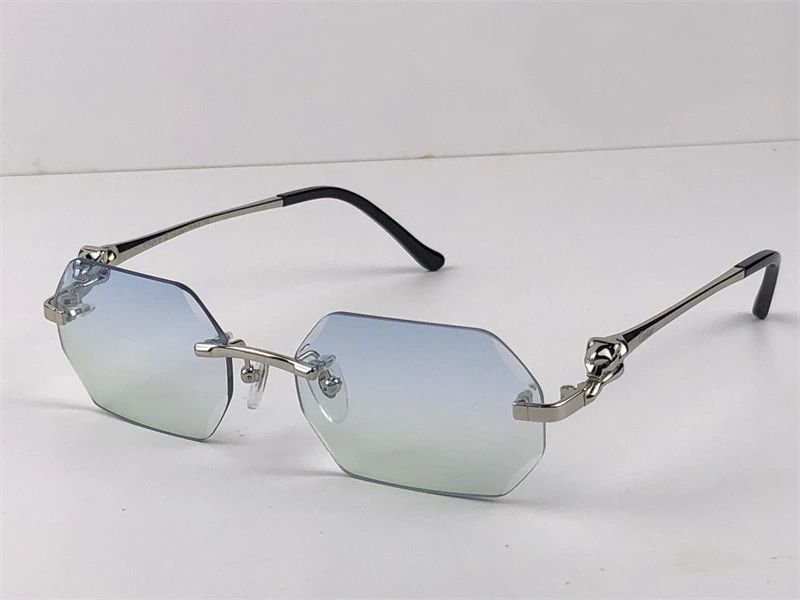 Cartier Diamond Cut Panther Frame Sunglasses - FramesLuxx