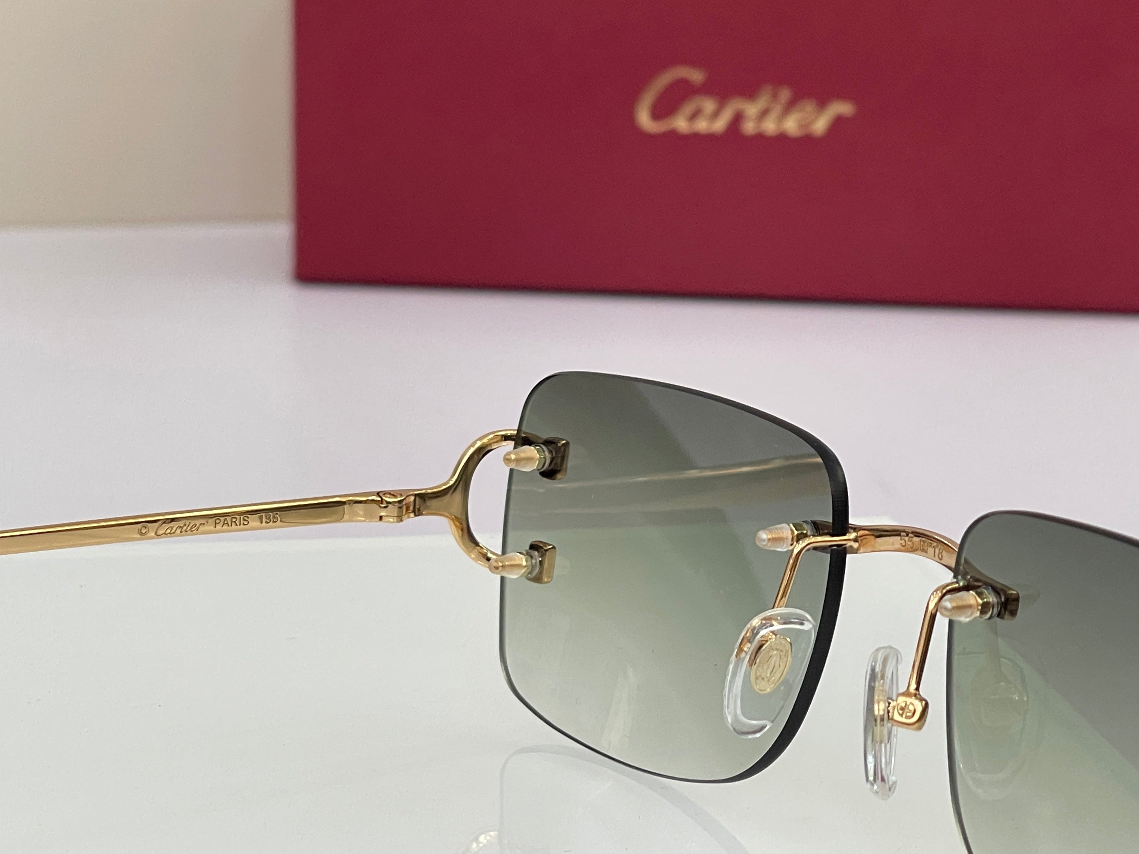 Cartier Rectangle Frame CT0104S Sunglasses