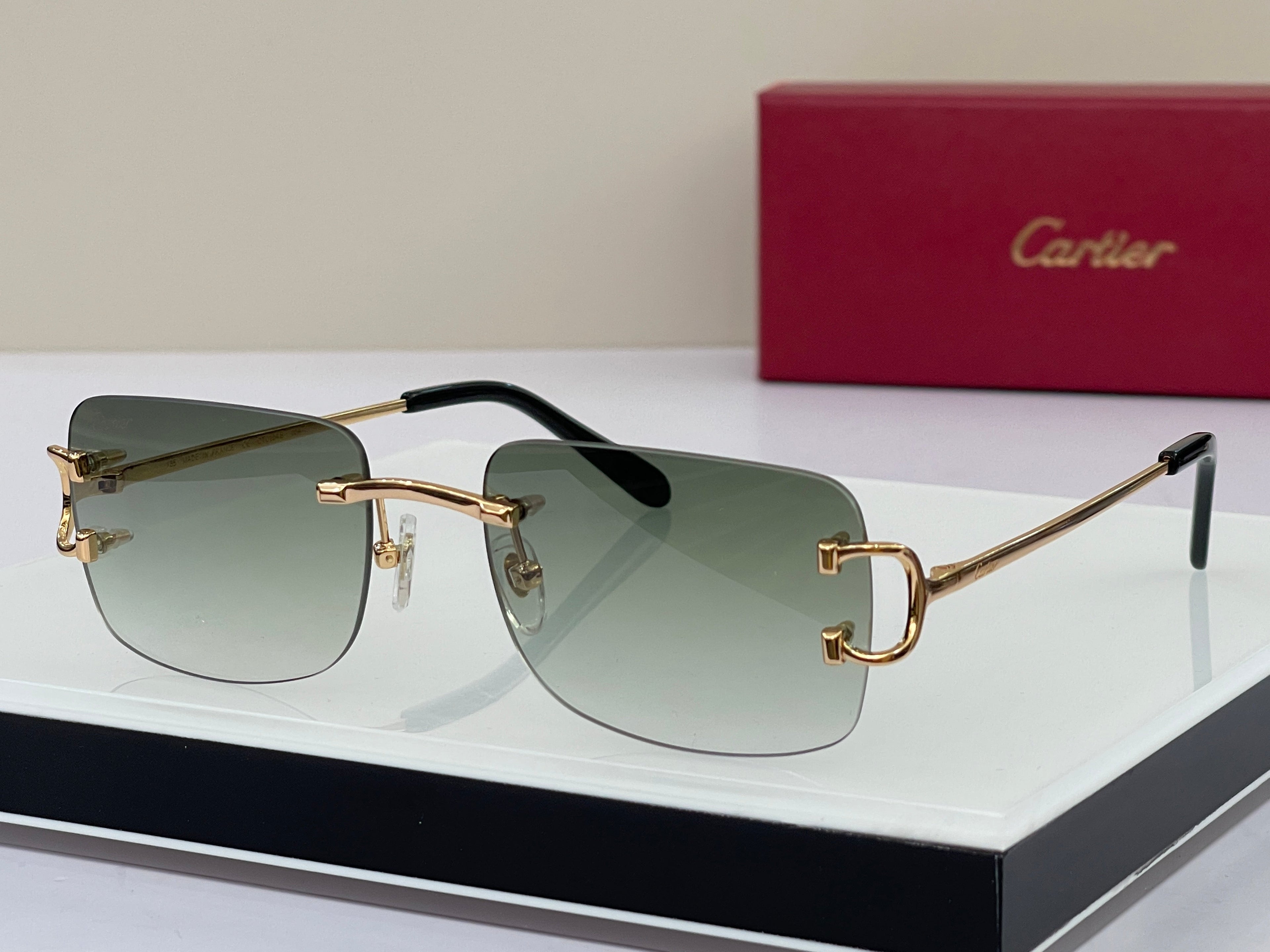 Cartier Rectangle Frame CT0104S Sunglasses