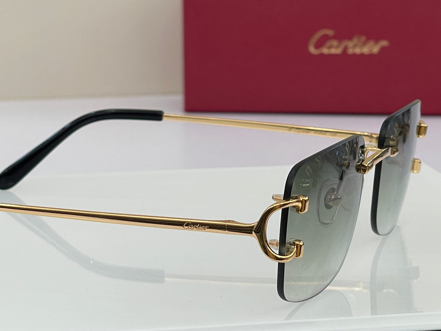 Cartier Rectangle Frame CT0104S Sunglasses