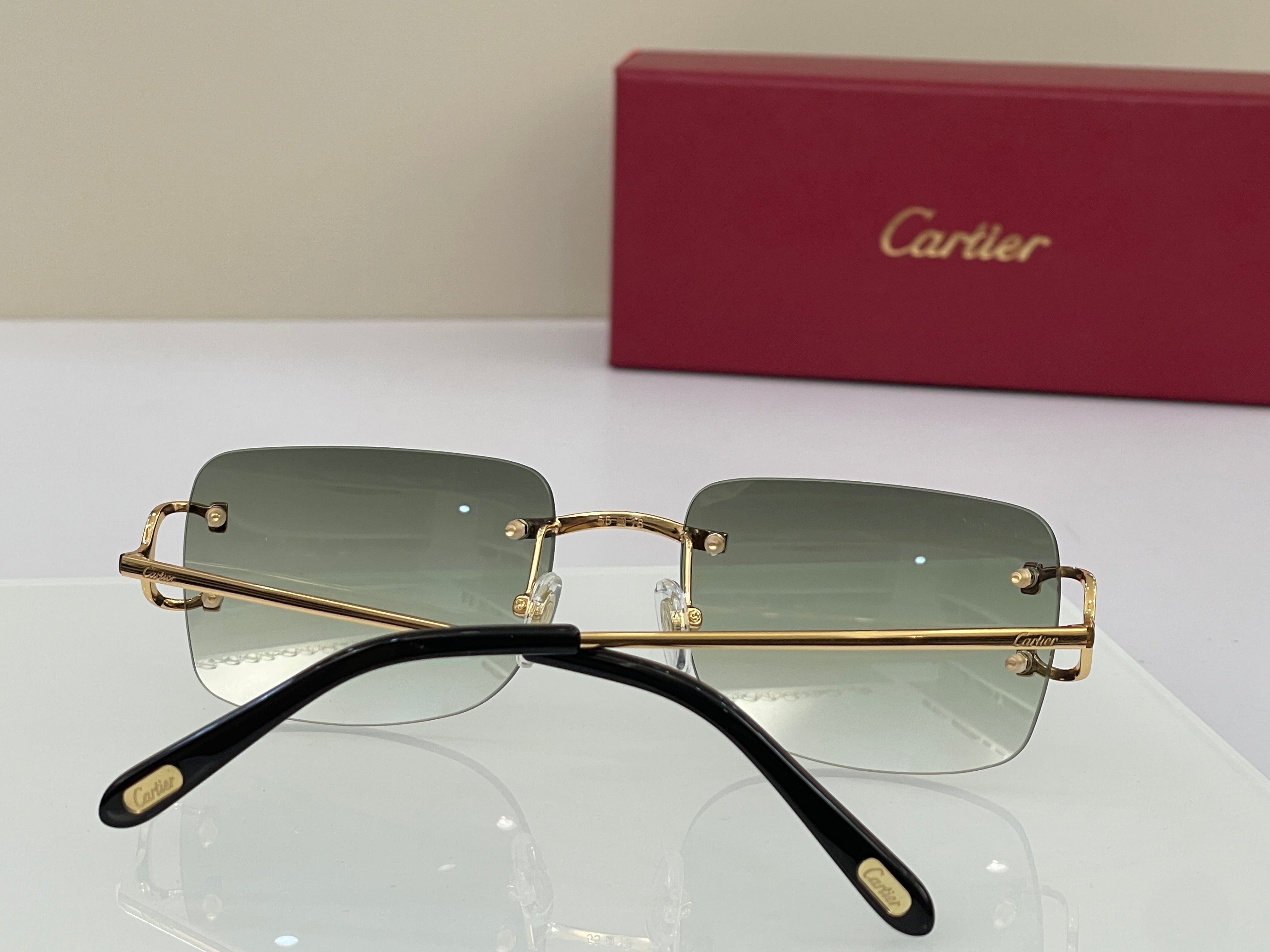 Cartier Square Glasses Square Frame Sunglasses LUXXFRAMES FramesLuxx